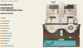 Oasis Beach Two-Bedroom Villa