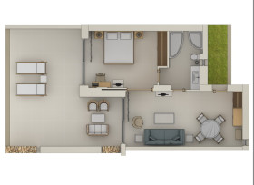 Deluxe One Bedroom Bungalow Suite Private Garden Garden View