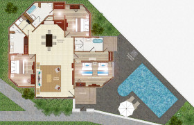 3 Bedroom Family Pool Villa (200 m2)