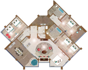 3 Bedroom Ocean View Apartment (225 m2)