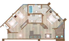 2 Bedroom Suite (85 m2)