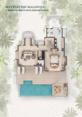 3-bedroom Beach Suite