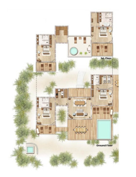 Garden Luxury Five-bedroom Villa (300 m2)