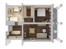 1 King Bed Residence Suite (78 m²)