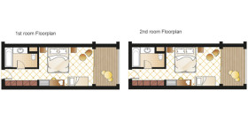 Family Adjoining Rooms (60m²)