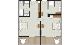 2-Bedroom Suite (60 m2)