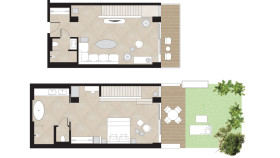 2 Bedroom Duplex Suite (80 m2)