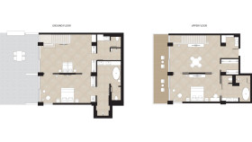 3 Bedroom Duplex Suite (100 m2)