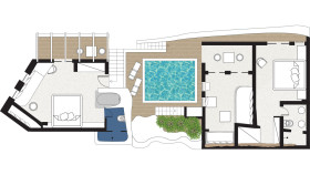 Island Blu Villa with Private Pool