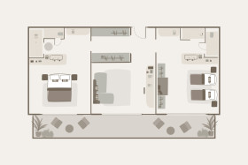 Two-Bedroom Deluxe Suite Sea View