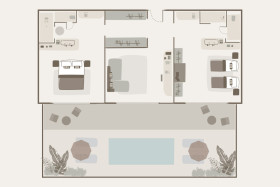 Two-Bedroom Deluxe Suite Sea View Private Pool