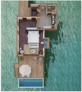 Sunset Water Villa with Pool (86 m²)