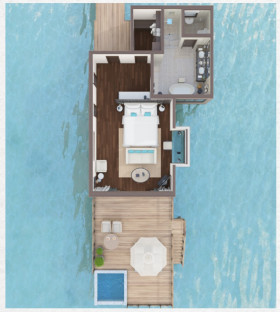 Sunrise Water Villa (86 m²)