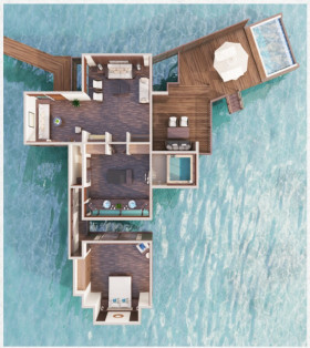 Grand Water Villa with Pool (150 m²)