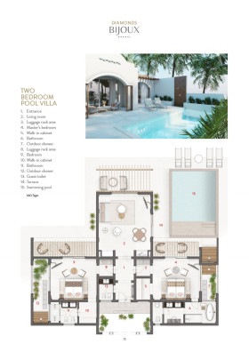 Two Bedroom Villa with Pool