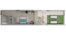 Double Room Private Garden