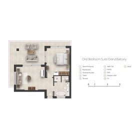 One Bedroom Suite Grand Balcony Pool View