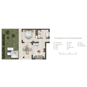 One Bedroom Suite Private Garden Pool View