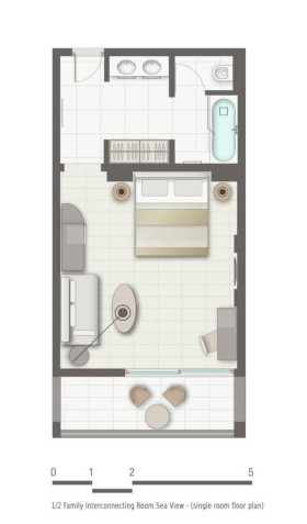 Family Interconnecting Room Sea View