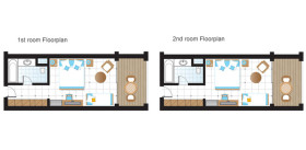 Family Adjoining Rooms (60m²)