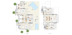 6 Bedroom Beachfront Villa Private Pools (458 m²)