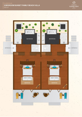 2 Bedroom Sunset Family Beach Villa