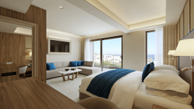 Luxury Suite Open Plan Sharing Pool (40–45 m²)