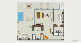 Owner Suite (138 m2 + 56 m2 terasa)