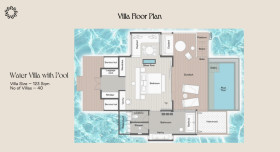 Water Villa with Pool (123 m2)