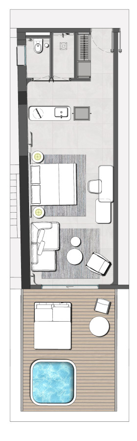 Executive Beachfront With Jacuzzi