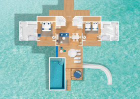 Two Bedroom Lagoon Pool Villa with Slide