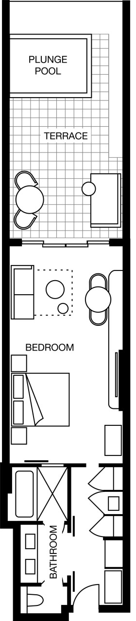 Garden View Room with Plunge Pool (49 m²)