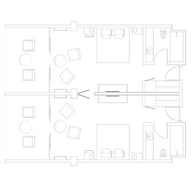 Connecting Inland View Rooms with Terrace