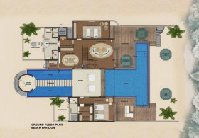 Three Bedroom Beach Pavilion with Pool