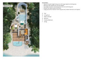 2 Bedroom Crusoe Residence with Pool (330 m2)