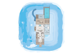 Ocean Signature Villa with Pool Slide (150 m²)