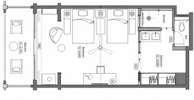 Premium Sea View Room  (50 m²)