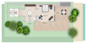 Partial Sea View Ground Floor Pavilion (68 m²)