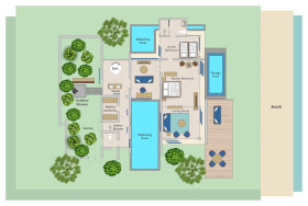 Family Beach Villa with Plunge Pool (226 m²)