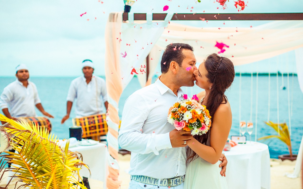 Svadba na Maledivách