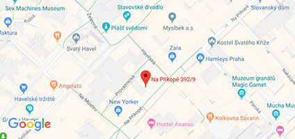 Google Map of Na příkopě 9/11, Nové Město